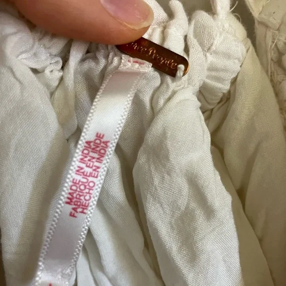 Free People Forever Favorite Mini Ivory sz L - Picture 6 of 11